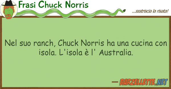 Frasi Chuck Norris ranch, chuck norris ha cucin