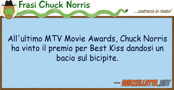 Frasi Chuck Norris all'ultimo mtv movie awards, chuck norri