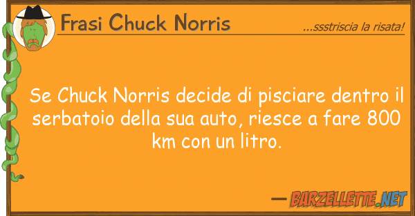 Frasi Chuck Norris chuck norris decide pisciare dentr