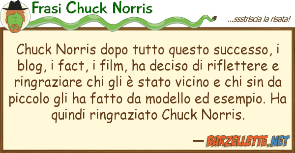 Frasi Chuck Norris chuck norris dopo successo,
