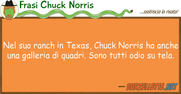 Frasi Chuck Norris ranch texas, chuck norris ha