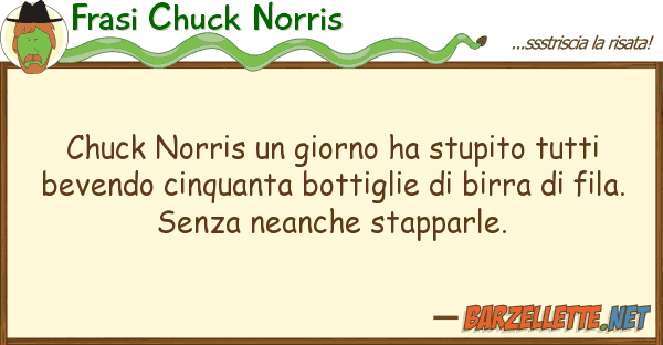 Frasi Chuck Norris chuck norris giorno ha stupito