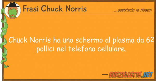 Frasi Chuck Norris chuck norris ha schermo plasma