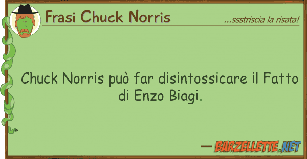 Frasi Chuck Norris chuck norris può far disintossicare