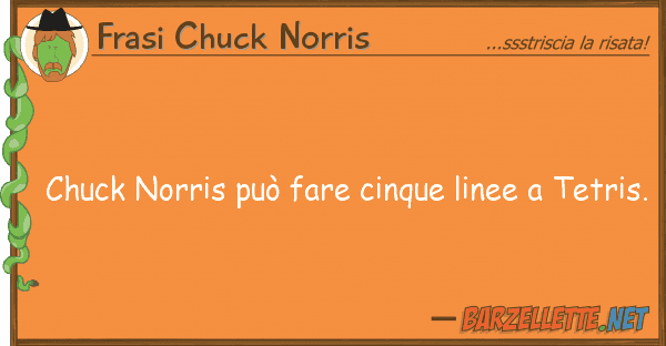 Frasi Chuck Norris chuck norris può fare cinque linee te