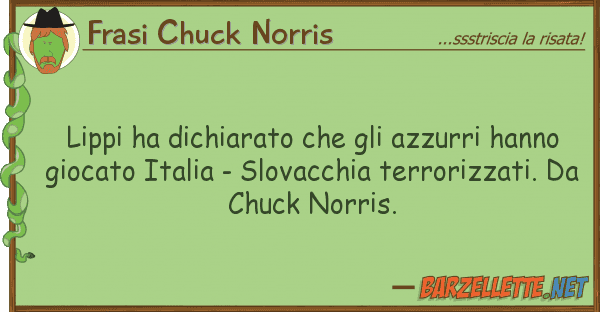 Frasi Chuck Norris lippi ha dichiarato azzurri hann