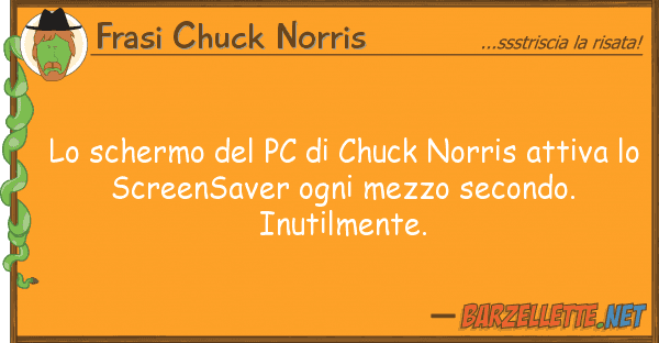 Frasi Chuck Norris schermo pc chuck norris attiva