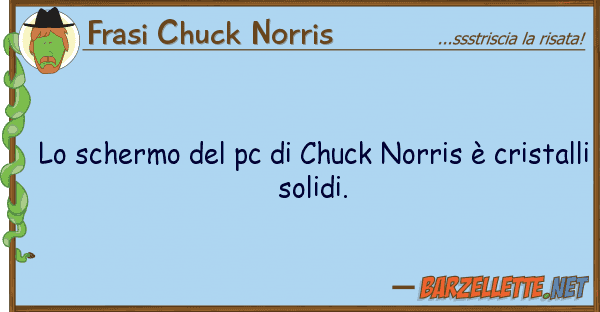 Frasi Chuck Norris schermo pc chuck norris è cri