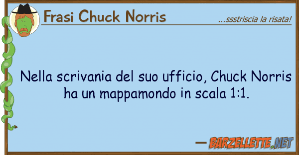 Frasi Chuck Norris scrivania ufficio, chuck n