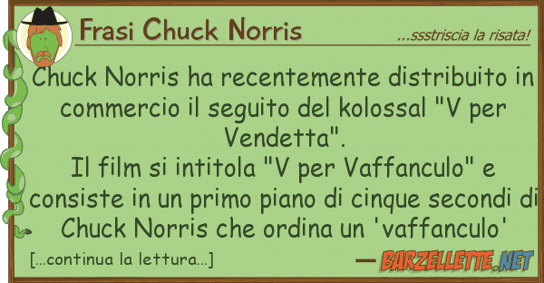 Frasi Chuck Norris chuck norris ha recentemente distribuito