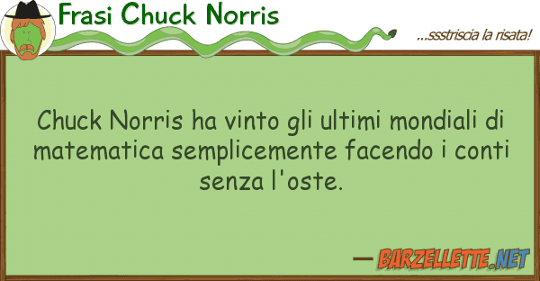 Frasi Chuck Norris chuck norris ha vinto ultimi mondial