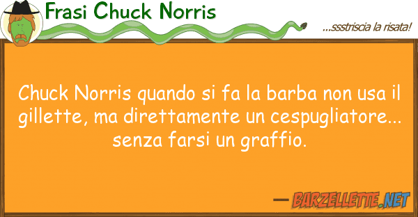 Frasi Chuck Norris chuck norris quando fa barba u