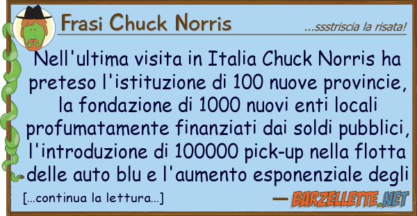 Frasi Chuck Norris nell'ultima visita italia chuck norri