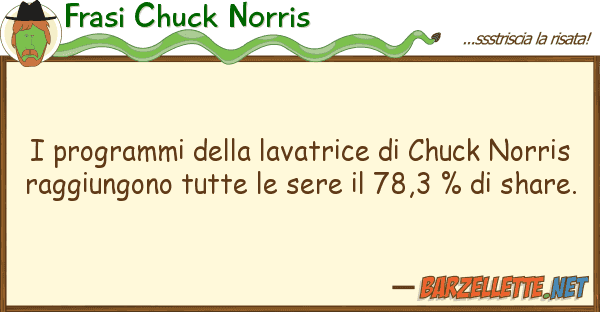 Frasi Chuck Norris programmi lavatrice chuck nor