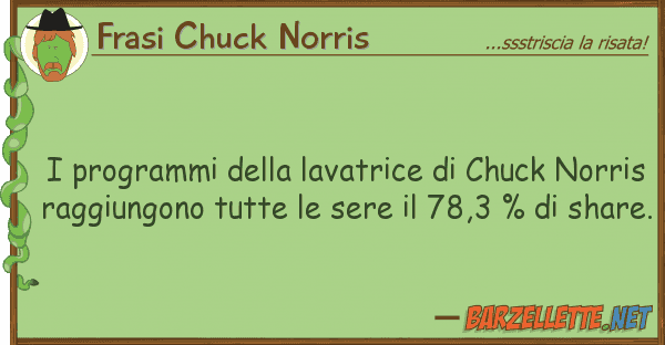 Frasi Chuck Norris programmi lavatrice chuck nor