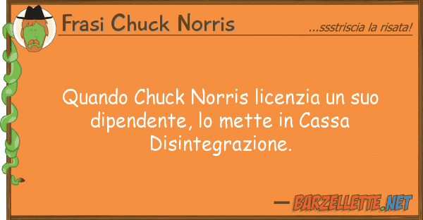 Frasi Chuck Norris quando chuck norris licenzia dipe