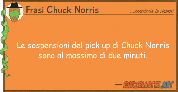 Frasi Chuck Norris sospensioni pick up chuck norr