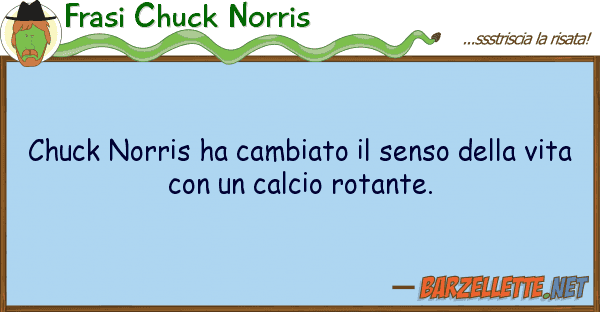 Frasi Chuck Norris chuck norris ha cambiato senso