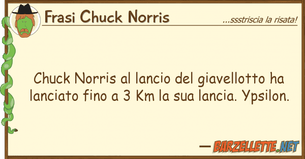 Frasi Chuck Norris chuck norris lancio giavellotto h