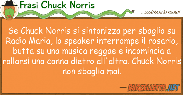 Frasi Chuck Norris chuck norris sintonizza sbagli