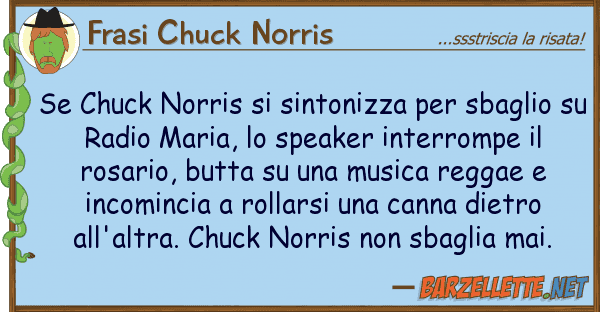 Frasi Chuck Norris chuck norris sintonizza sbagli