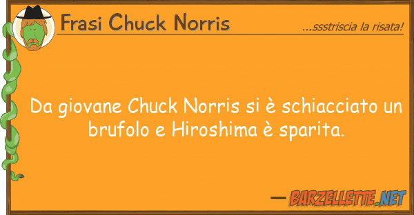 Frasi Chuck Norris giovane chuck norris è schiacciat