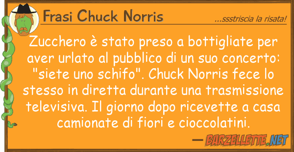 Frasi Chuck Norris zucchero è stato preso bottigliate pe