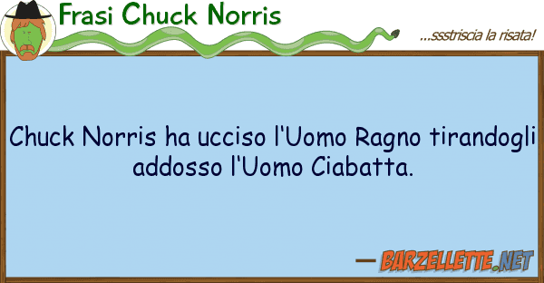 Frasi Chuck Norris chuck norris ha ucciso l’uomo ragno