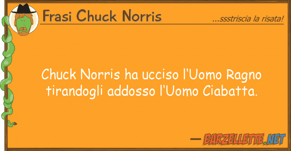 Frasi Chuck Norris chuck norris ha ucciso l’uomo ragno