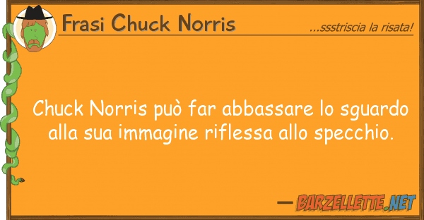 Frasi Chuck Norris chuck norris può far abbassare sguar