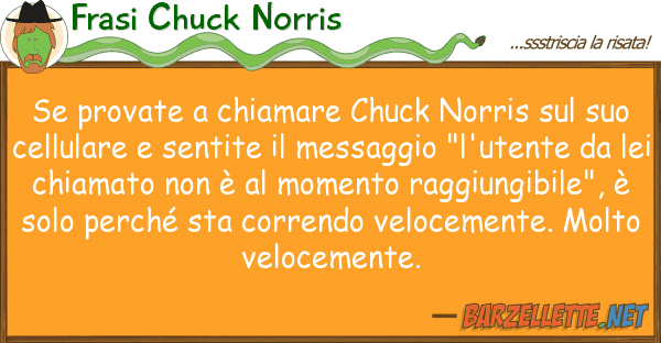 Frasi Chuck Norris provate chiamare chuck norris s