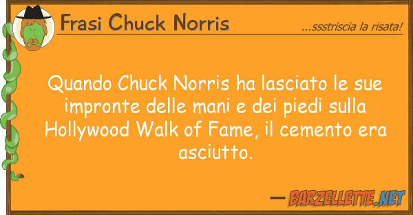 Frasi Chuck Norris quando chuck norris ha lasciato