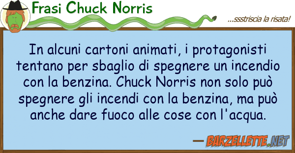 Frasi Chuck Norris alcuni cartoni animati, protagonist