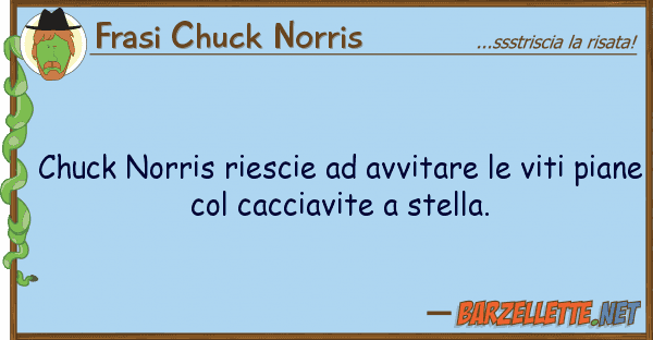 Frasi Chuck Norris chuck norris riescie avvitare viti