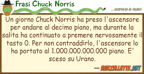 Frasi Chuck Norris giorno chuck norris ha preso l'ascens