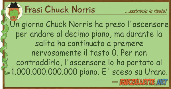 Frasi Chuck Norris giorno chuck norris ha preso l'ascens