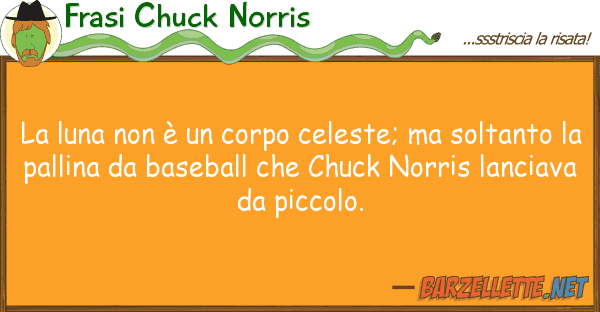Frasi Chuck Norris luna è corpo celeste; solt