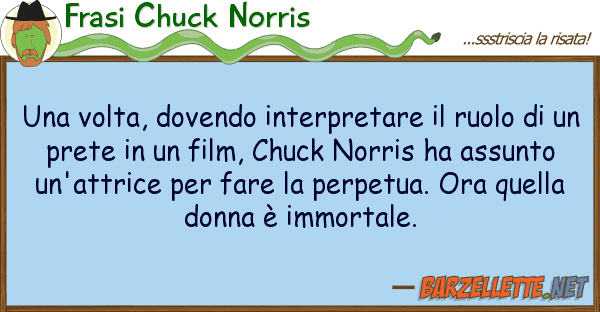 Frasi Chuck Norris volta, dovendo interpretare ruolo