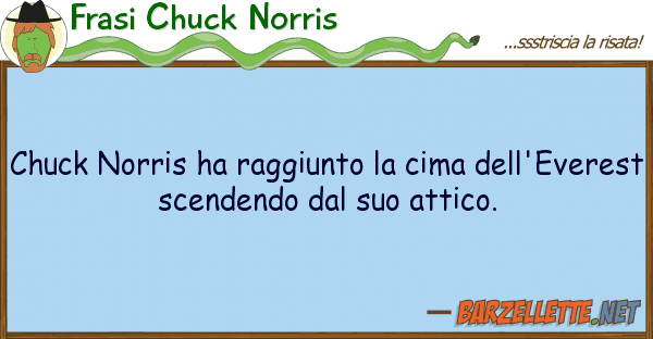 Frasi Chuck Norris chuck norris ha raggiunto cima dell'e