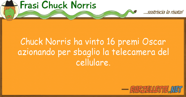 Frasi Chuck Norris chuck norris ha vinto 16 premi oscar azi
