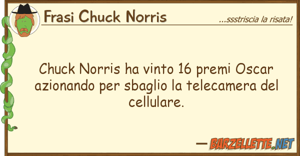 Frasi Chuck Norris chuck norris ha vinto 16 premi oscar azi