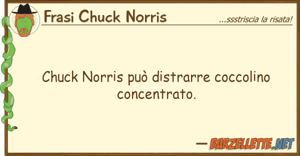 Frasi Chuck Norris chuck norris può distrarre coccolino co