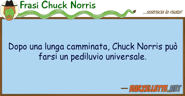 Frasi Chuck Norris dopo lunga camminata, chuck norris p