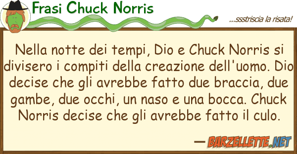 Frasi Chuck Norris notte tempi, dio chuck norri