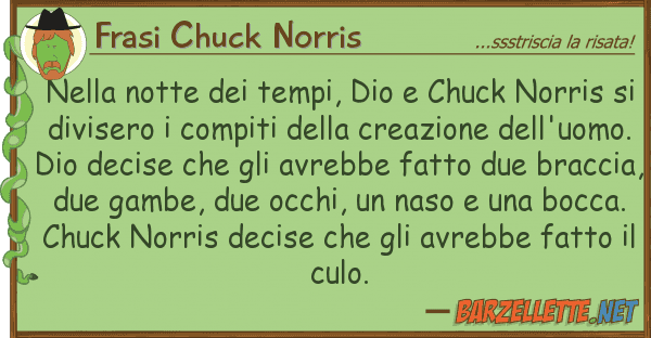 Frasi Chuck Norris notte tempi, dio chuck norri