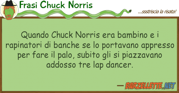 Frasi Chuck Norris quando chuck norris era bambino rapi