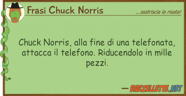 Frasi Chuck Norris chuck norris, fine telefonat