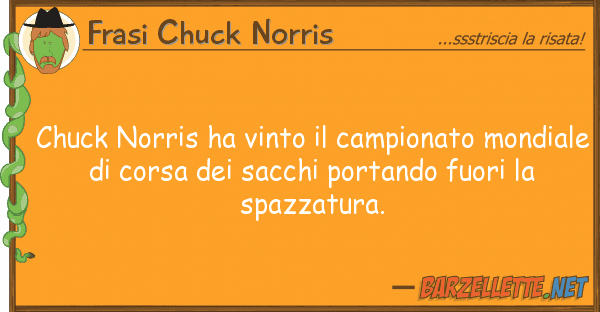 Frasi Chuck Norris chuck norris ha vinto campionato mond