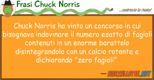 Frasi Chuck Norris chuck norris ha vinto concorso