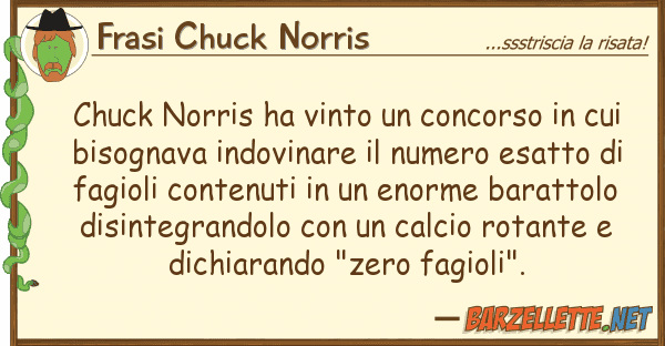 Frasi Chuck Norris chuck norris ha vinto concorso